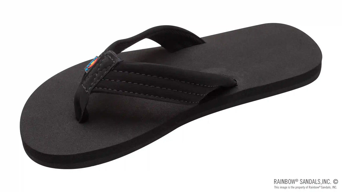 The Grombow - Soft  Rubber Top Sole  with 1" Strap and Pin line
